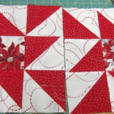 squares for the Christmas raffle quilt.