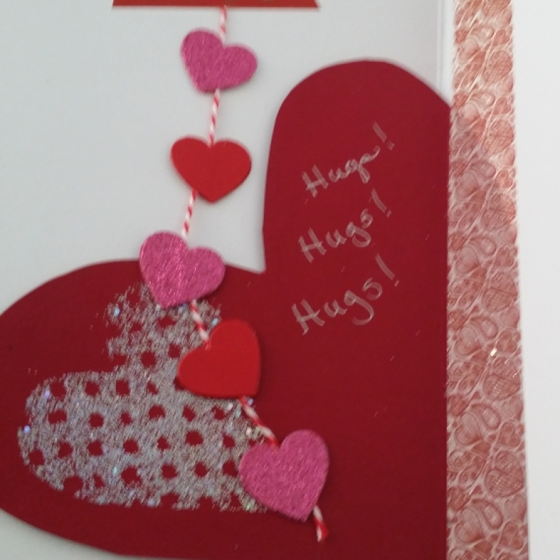 There is nothing like a hand made card. She is very talented.